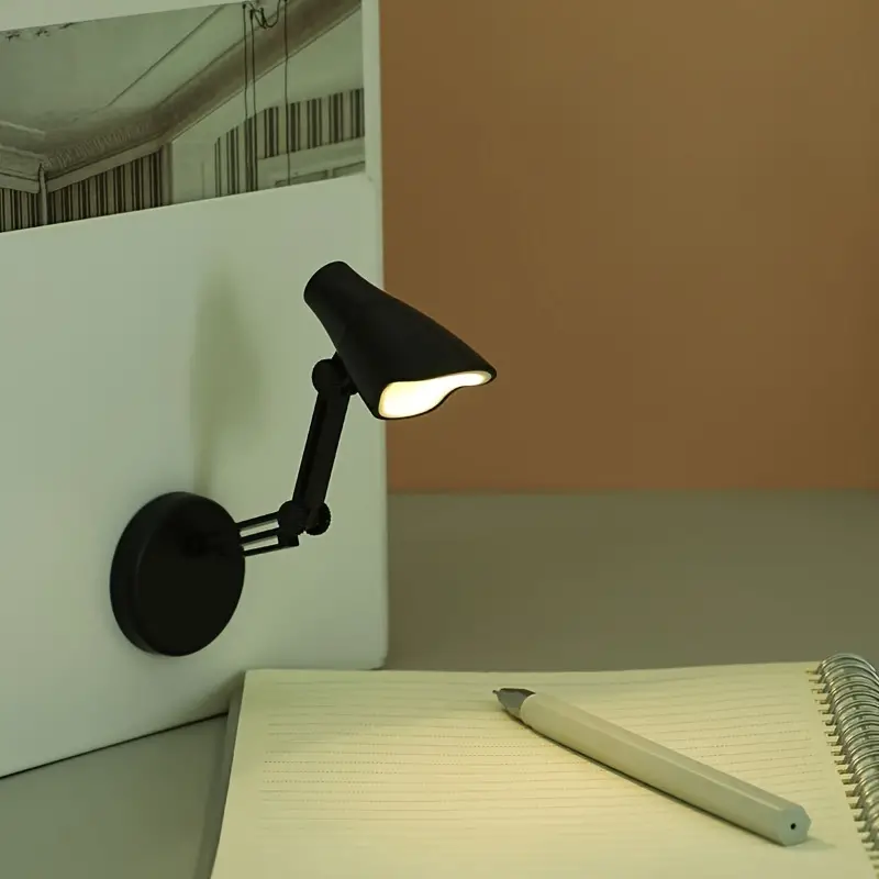 1pc led mini table lamp creative portable adjustable night light details 4