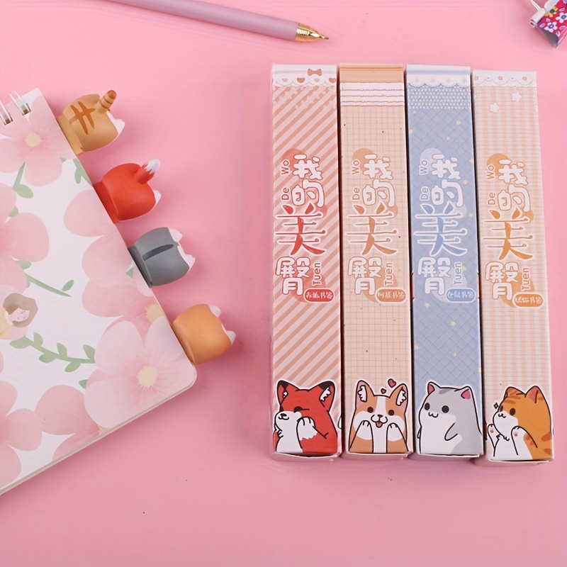 Bella Cartone Animato Segnalibri In Legno Bambini Colorato Carino Animali  Bookmark Scuola Ufficio Cancelleria Studenti Segnalibri Animali DH1448 T03  Da 0,15 €