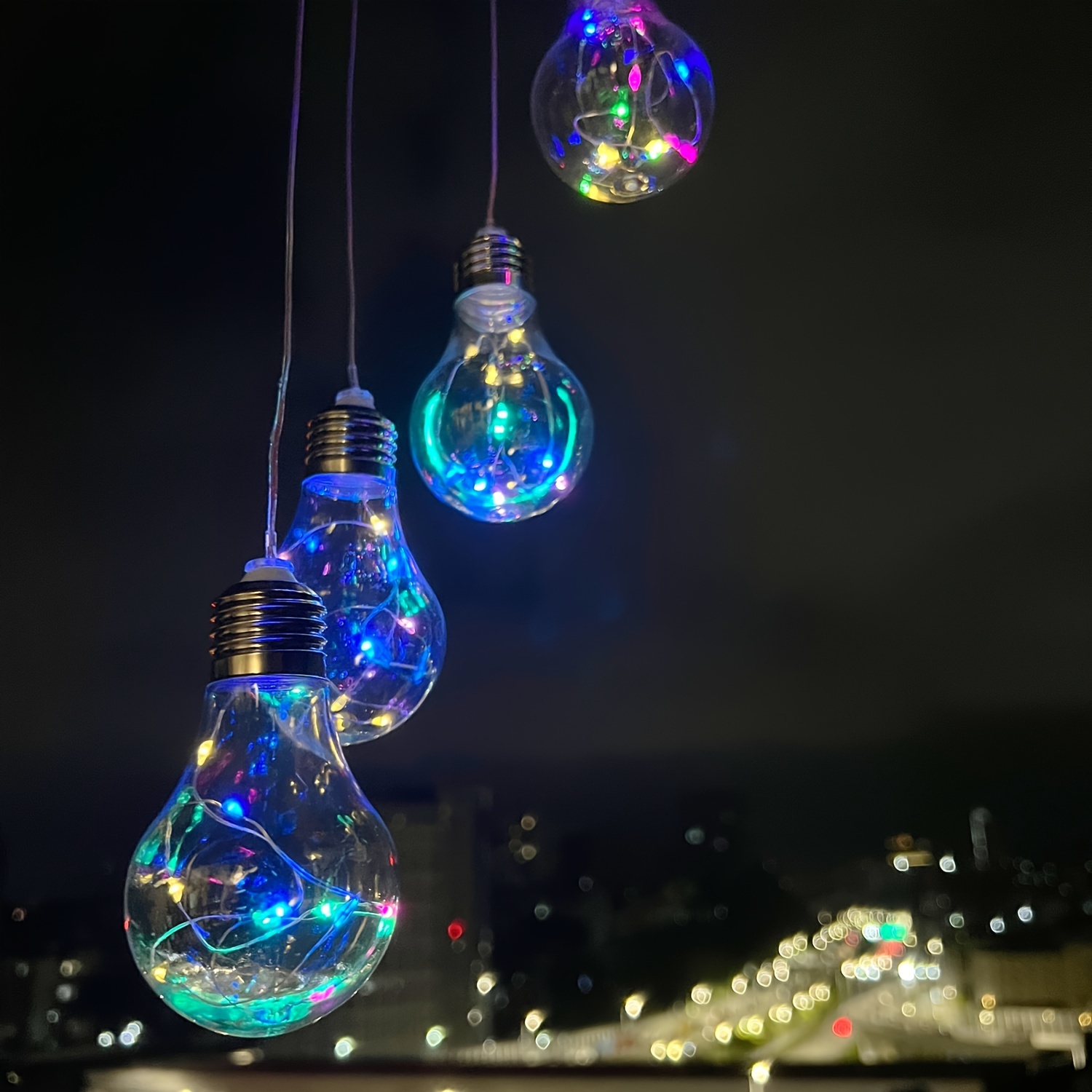 Hängande Solar Wind Chime String Lights - Uteplats, Veranda, Trädgård  style3 7798, style3