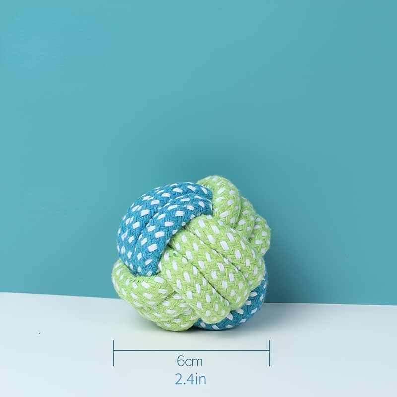 Toy Interactive Cotton Rope Mini Dog Toys Ball Pet Dog Toys for
