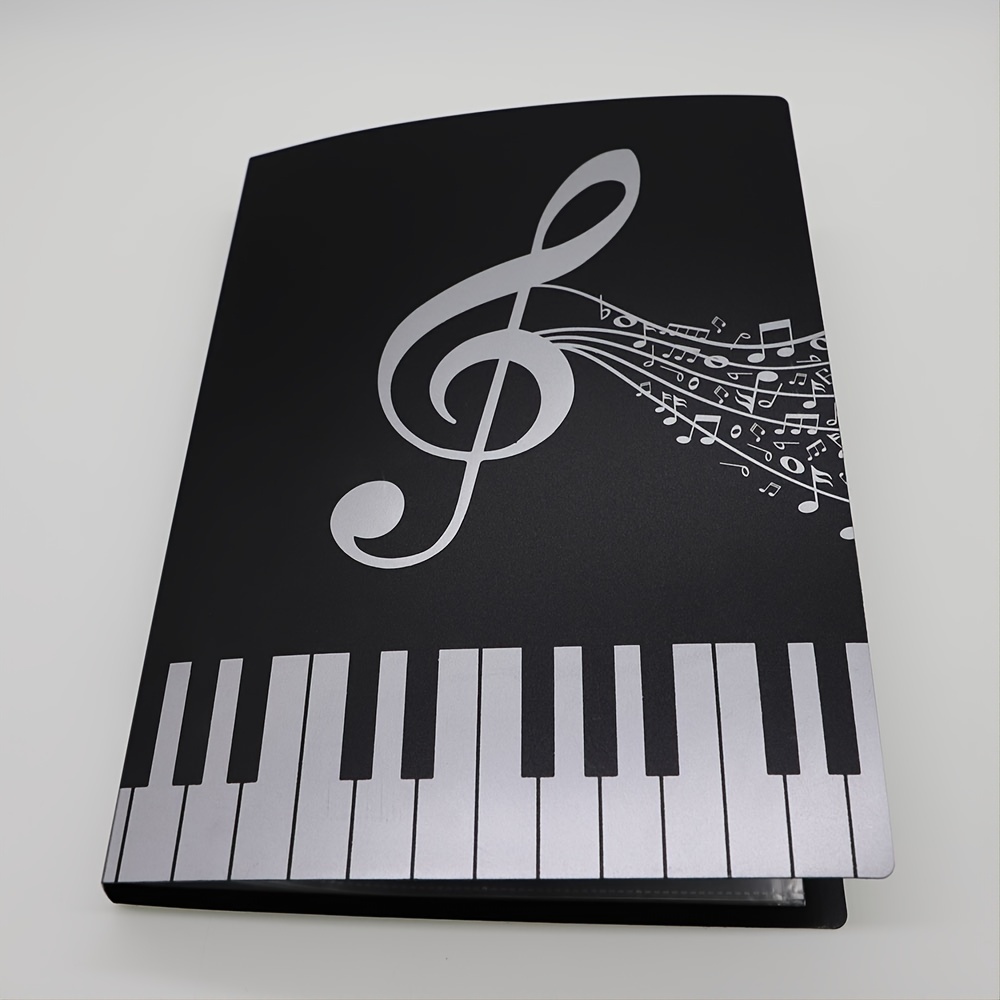 Premium Piano Musical Instrument Music Sheet Clip-a4 Size, Trifold Design,  Can Expand Six Pages Capacity, Durable And Lightweight, Perfect For  Musicians And Performers To Practice Playing Use - Temu