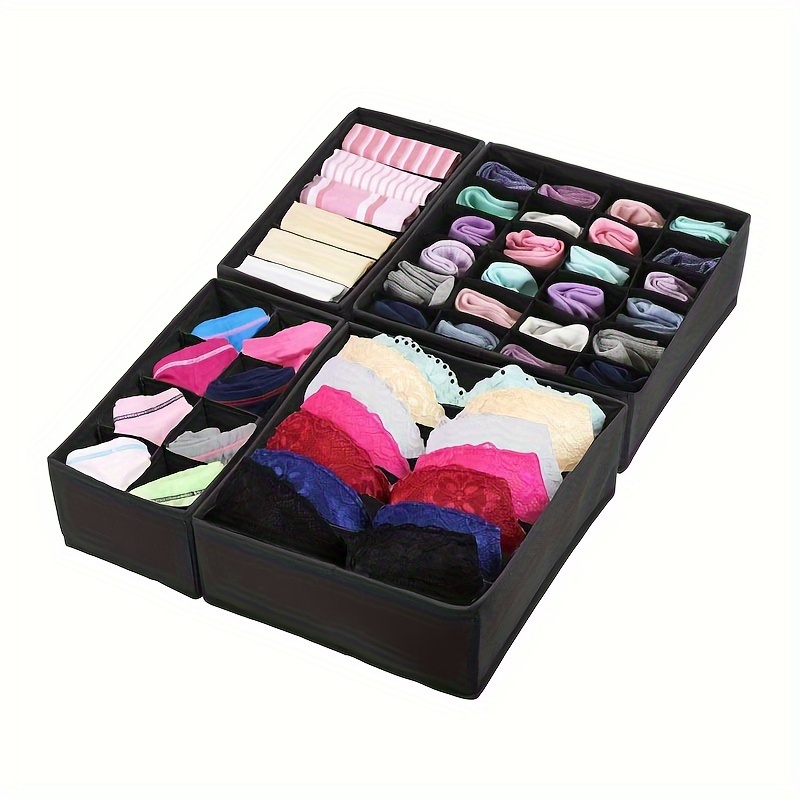 Non woven Underwear Socks Storage Box Fabric Drawer Divider - Temu