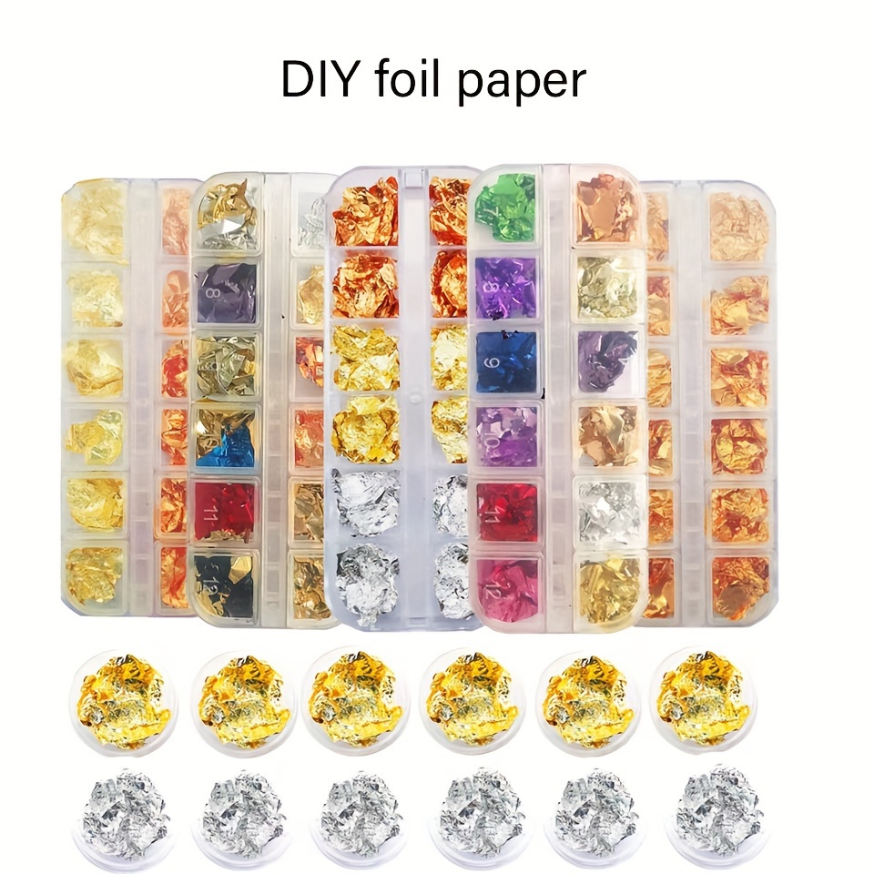 Paper Craft Sticker Gems Foil Epoxy