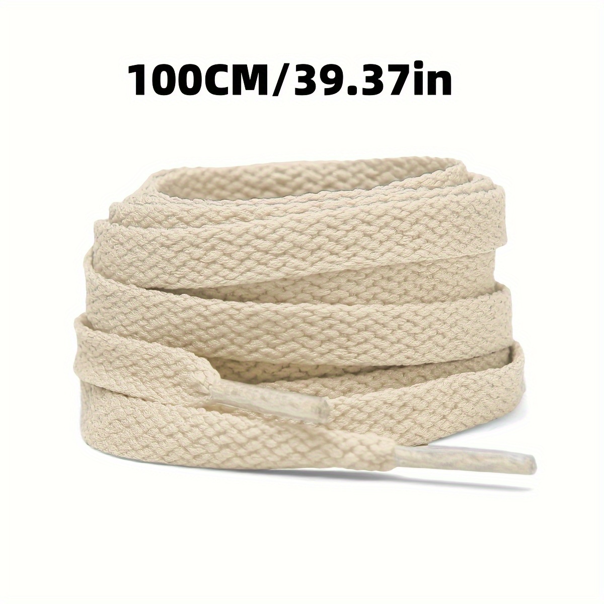 1 Pair Shoelaces, Classic Lace Fitting, Fashionable Solid Shoes, Casual Unisex Lace Additions