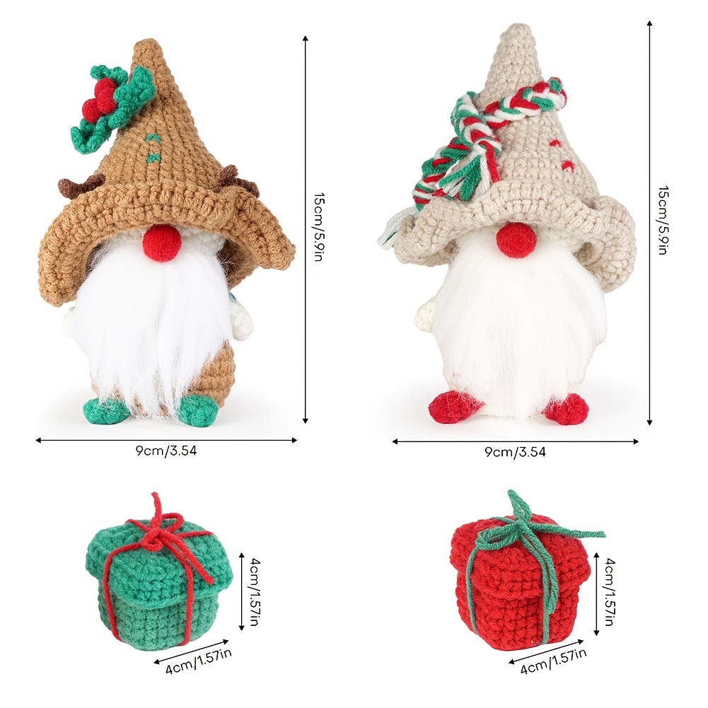 Crochet Kit For Beginners cute Christmas Crocheting Knitting - Temu