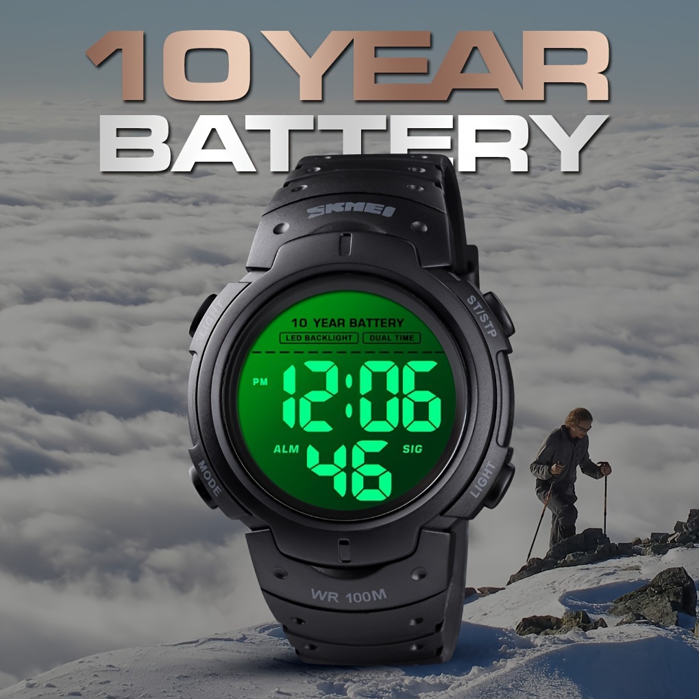 LED Sports Watch Waterproof Silicone Band
