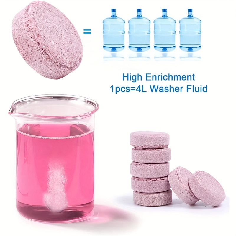 Car Windshield Cleaner Tablet. Universal Glass Dust Fume Car Accessories