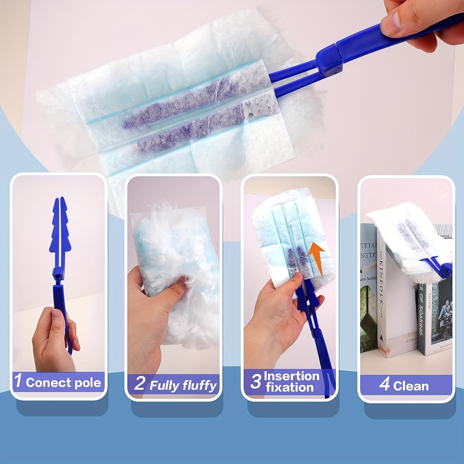 Long Reach Hygienic Multi-Purpose Brushes