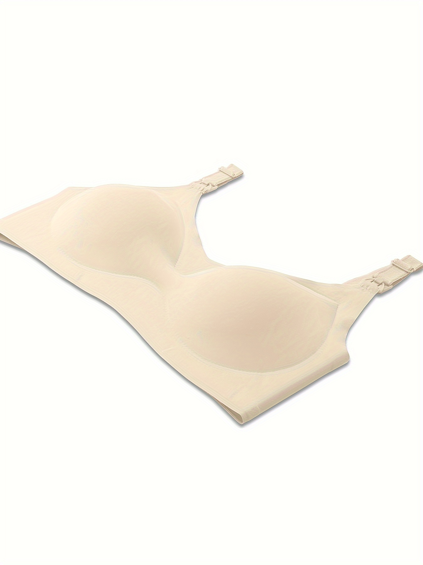 Pregnant Women's Nursing Bras Solid Stretchable Comfy - Temu
