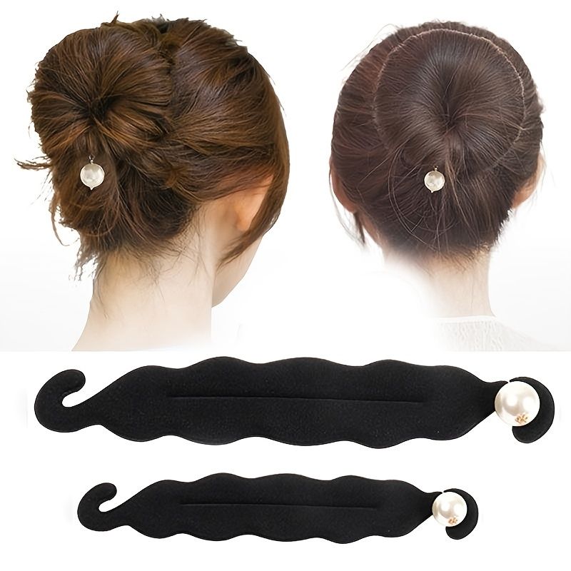 Hair Bun Maker French Twist Hair Fold Wrap Snap Hair Styling Styler Twist  Ring Former Shaper Donut Chignon Hair Curler Accessories | Don't Miss These  Great Deals | Temu