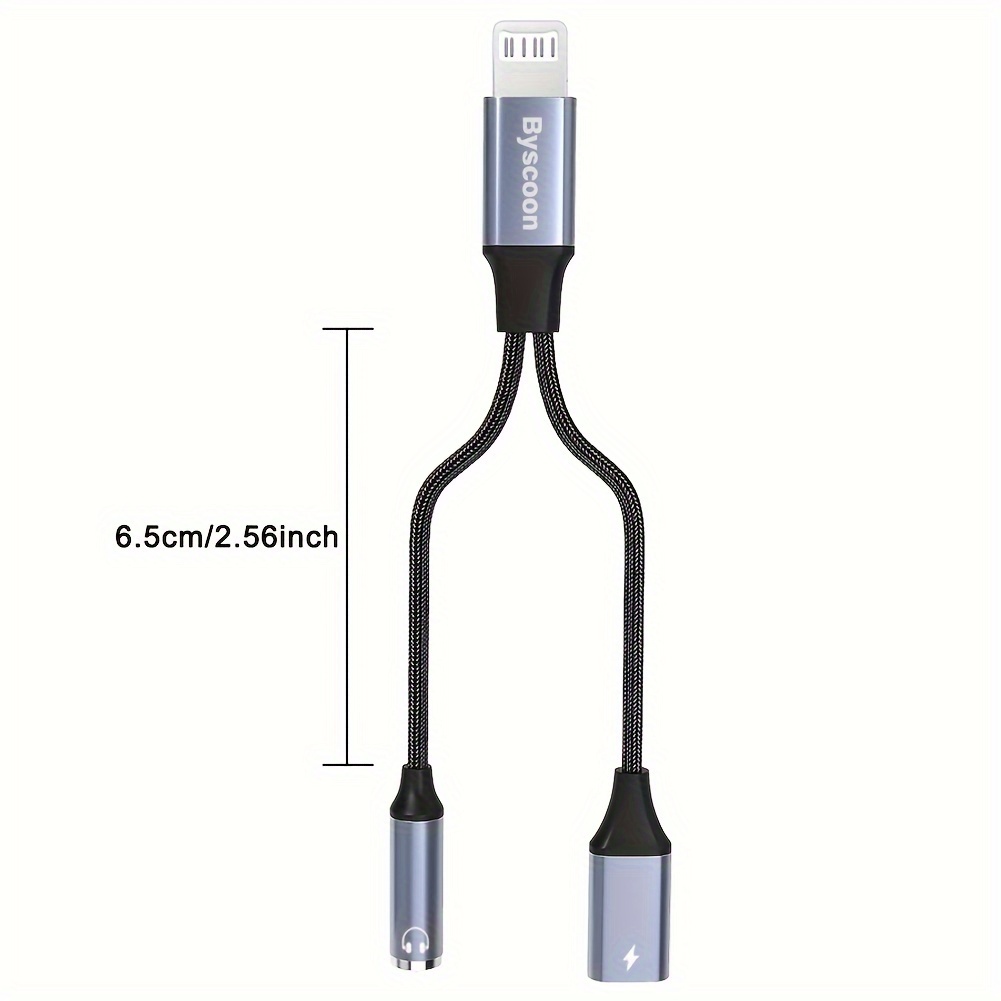 Adaptateur De Prise Casque Pour IPhone 2 En 1 Chargeur Et - Temu Belgium