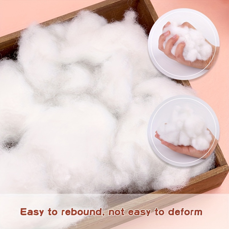 900g/31.7oz Polyester Fiber Fill, Premium Fiber Fill Stuffing