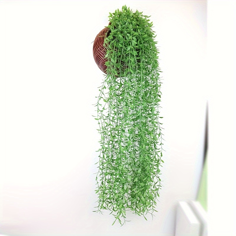 Planta Artificial colgante de pared de sauce, vid falsa