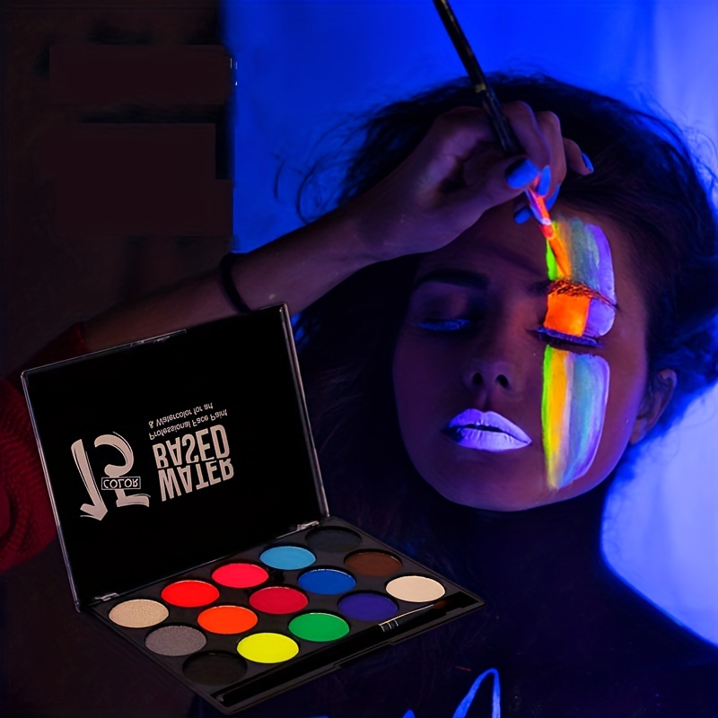 Neon Face Paint Glow In The Dark Face Paint (0.68floz) Neon - Temu United  Arab Emirates