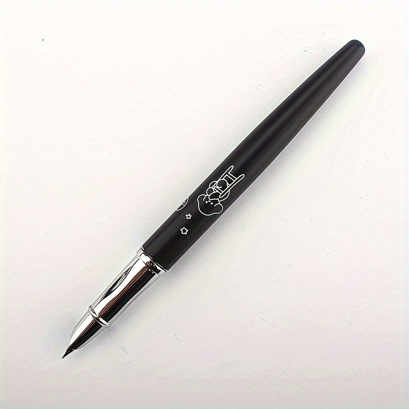 Black Classic Body Financial Tip Extremely Fine Fountain Pen