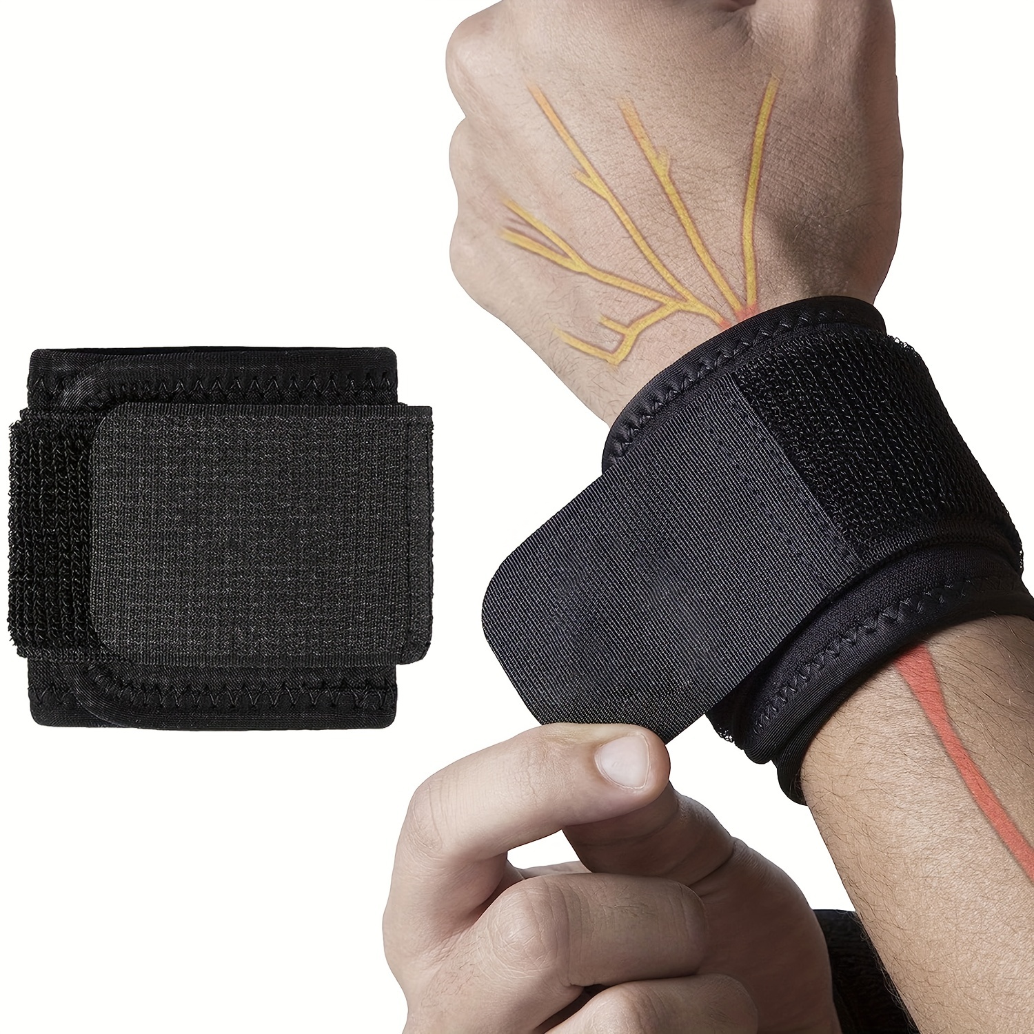 Strength Wraps - Adjustable Wrist Wraps