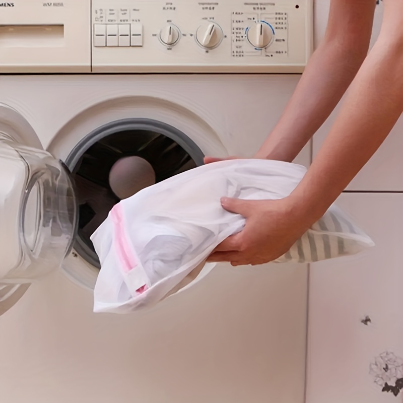 Sac de lavage de soutien-gorge pour machine à laver, 4 pièces sacs à linge  à fermeture