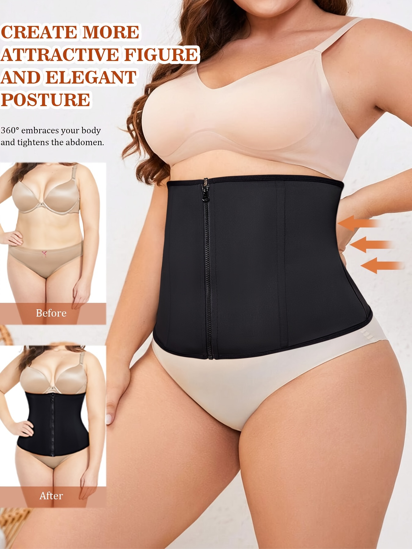 Women Control Underbust Bodysuit Shaper Tummy Shapewear Shapeware