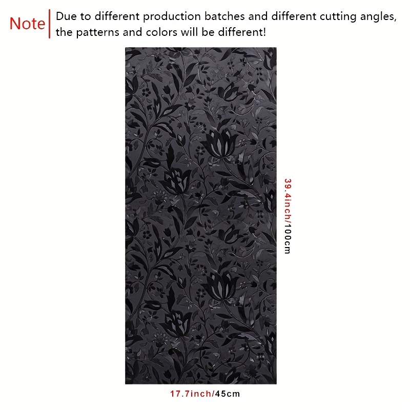 Floral Lace Black Adhesive Vinyl