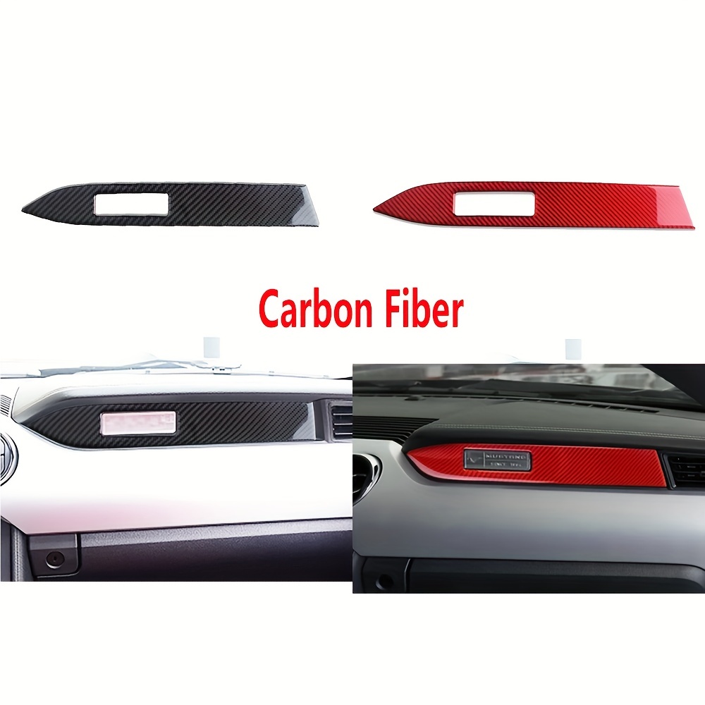 Steering Wheel Logo Sticker, Genuine Carbon Fiber Sticker For Ford