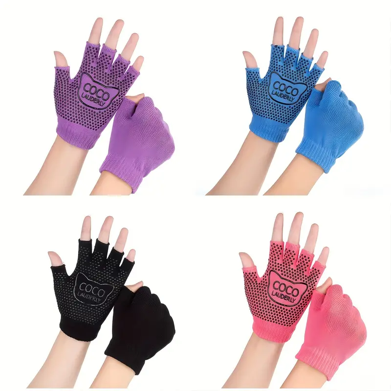 Stay Safe Comfortable Yoga Socks Non slip Gloves Perfect - Temu