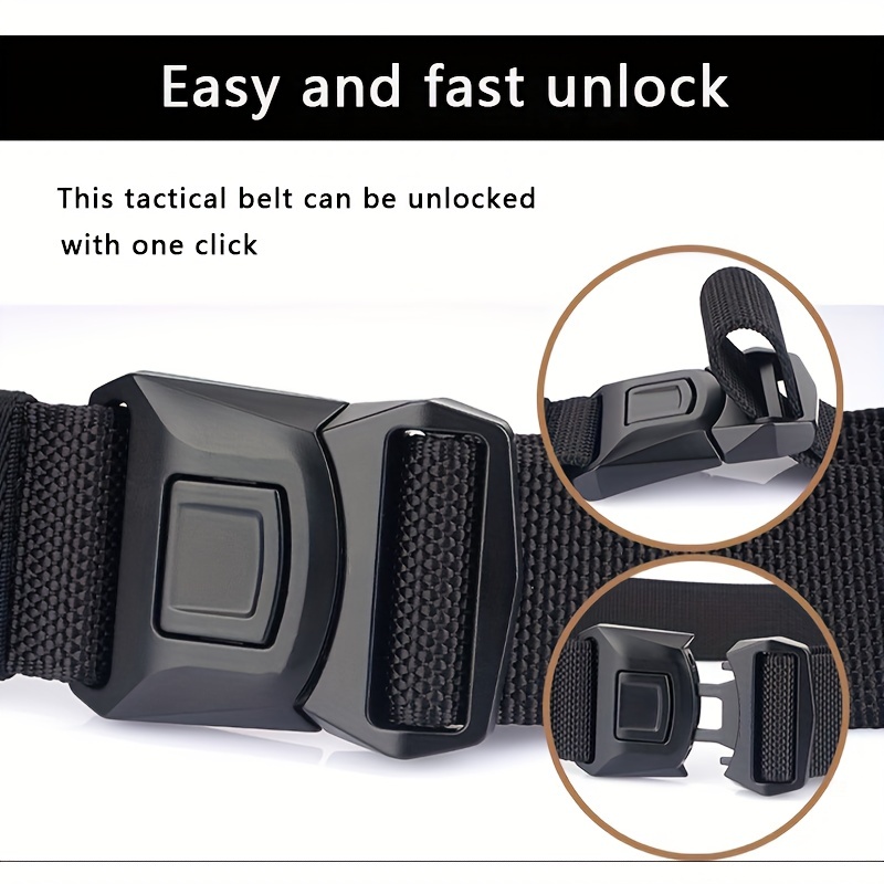 Tactical Nylon Belt - Quick Unlockable