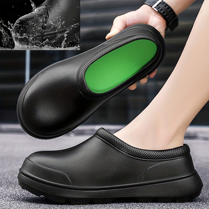 Men's Oil Proof Chef Shoes Kitchen Cook Shoes Waterproof Non - Temu
