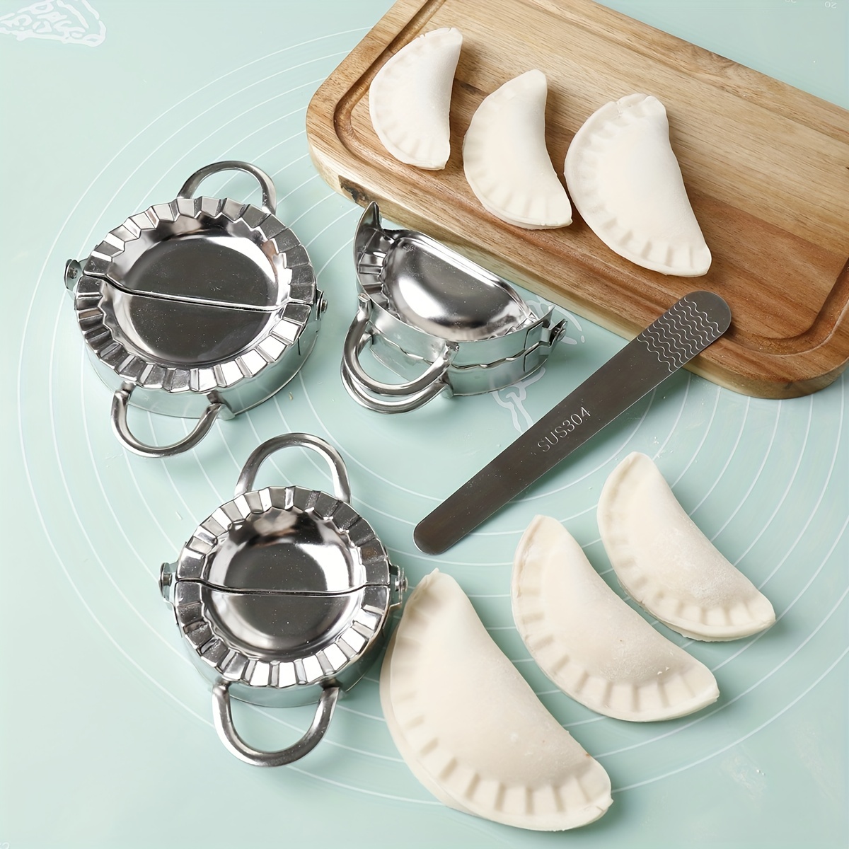 2023 Newest 3 In 1 Dough Pressing Dumpling Maker Set. Manual DIY Dumpling  Skin Wrapper Maker Moulds. Kitchen Multi-function Dough Presser For  Empanada