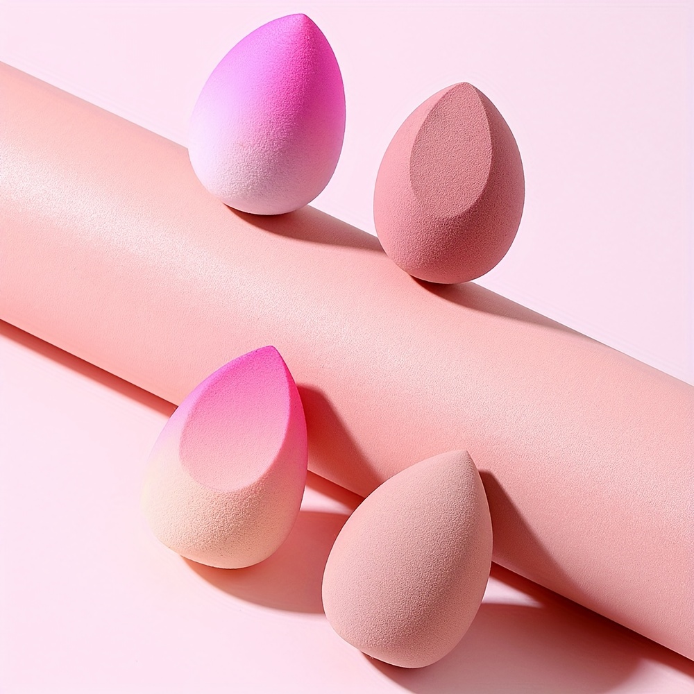 FRCOLOR 6 juegos de belleza pluma cosmética licuadora esponja maquillaje  polvo esponja base esponja polvo licuadora limpieza facial portátil  licuadora