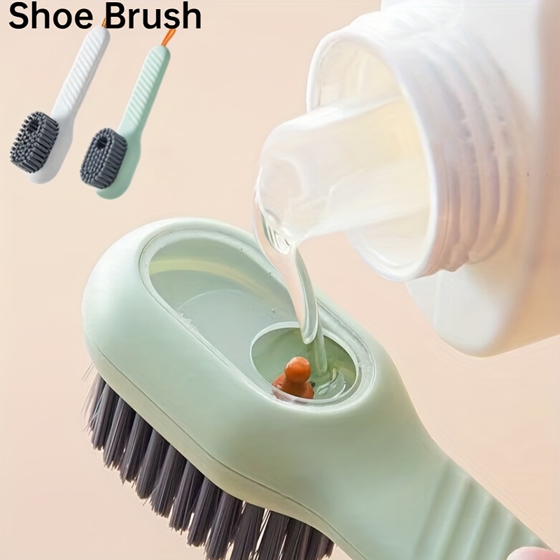 Long-handled Narrow Brush Head Soft Hair Shoe Brush Household Cleaning  Scrub Brush - Temu