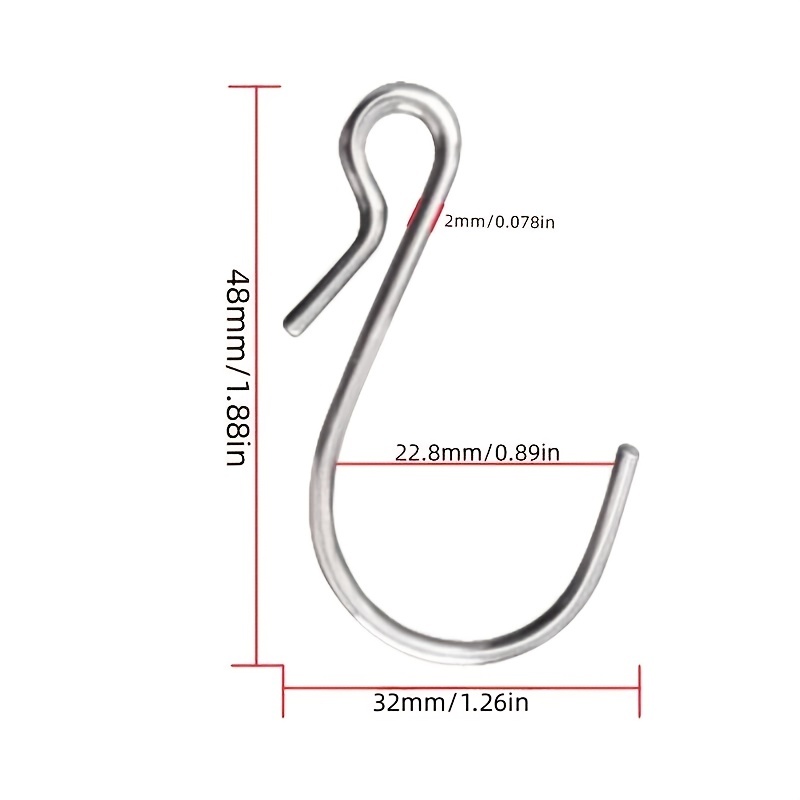 Mini S Hooks Hanging S Shaped Hooks Small S Hooks Metal Mini - Temu United  Kingdom