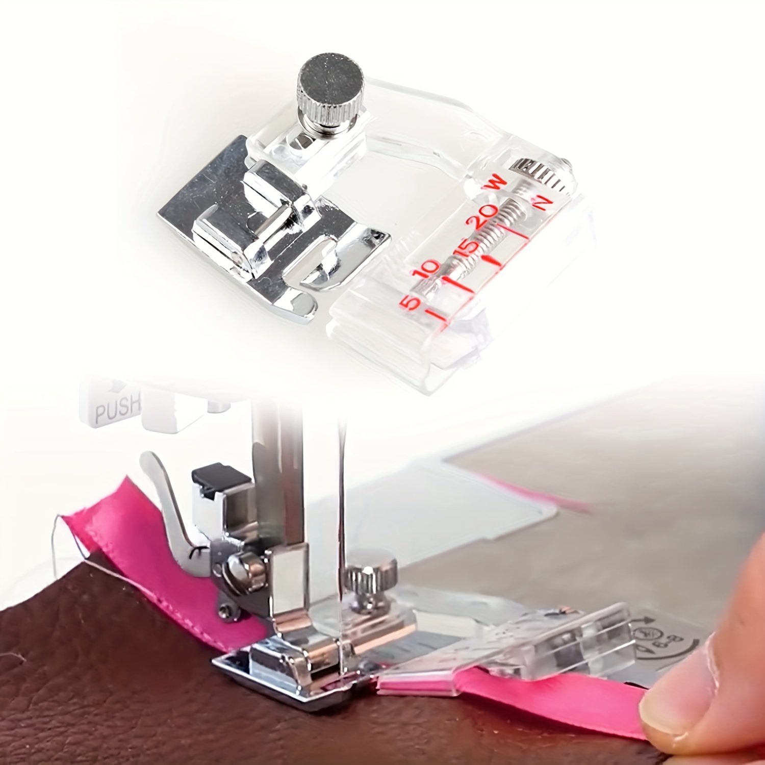 Adjustable Bias Tape Binding Foot #6288 For High Shank Sewing Machine