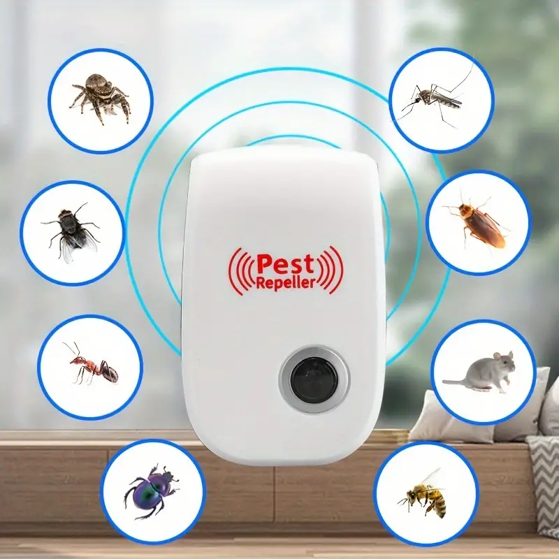 child sleep protection guaranteed ultrasonic plug in insect repellent for mosquitoes rats spiders ants and cockroaches details 0