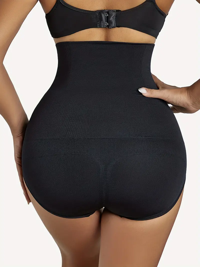 Womens Shapewear Tummy Control Underwear High Waisted Slimming Shaper  Stomach Control Panties Briefs, Black, 3XL