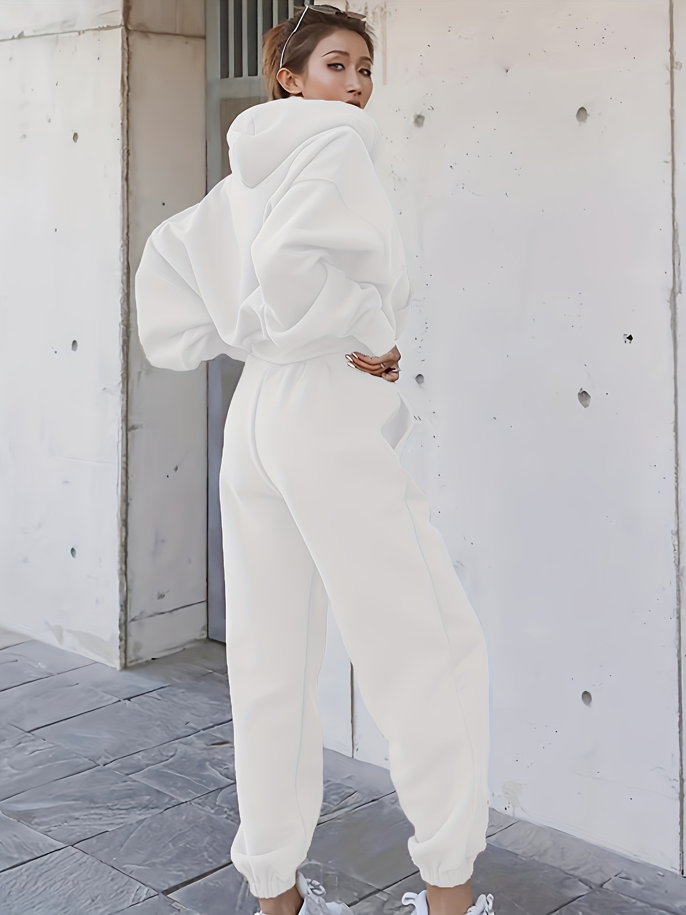 Women Sweatsuit set (White) – exetwear