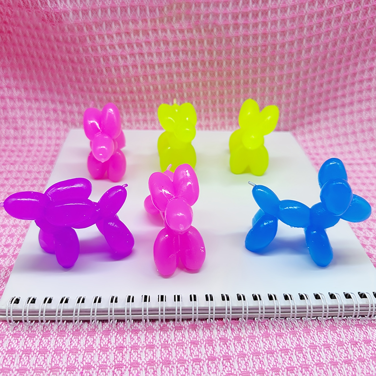 4pcs Sensory Toys for Kids, 4Pcs Pop Tubes Spring Dog, Stress