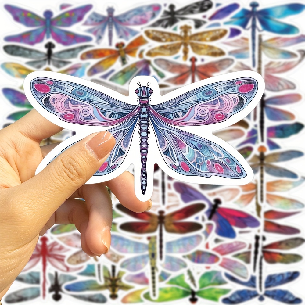 Dragonfly Stickers Beautiful Dragonfly Stickers Water Bottle - Temu