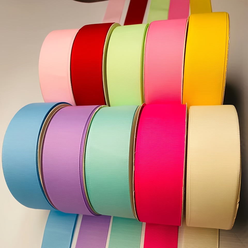 Ribbon, Grosgrain Polyester Ribbons 100 Yards, for Gift Wrapping, Hair Accessory Ribbon, Flower Packaging, Bow Making & Christmas Decorations