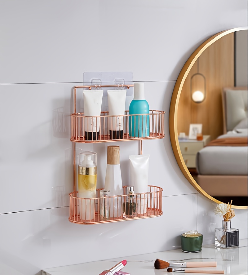 Corner Punchfree Hanging Storage Shelves, Stable Storage Racks For  Toiletry, Air Fresheners, Bath Ball, Scented Candles, Household Storage  Organizer For Hallway, Bathroom, Home, Dorm, Shelves For Wall - Temu France