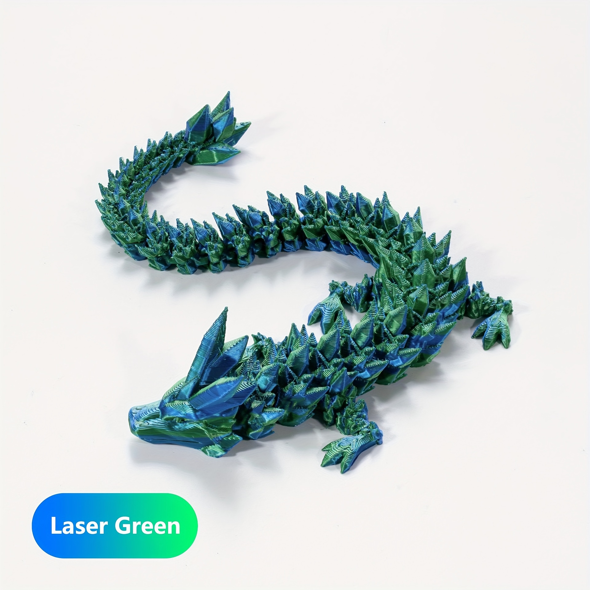 Crystal Baby Dragon Articulated Fidget Toy - Flexi Dragon
