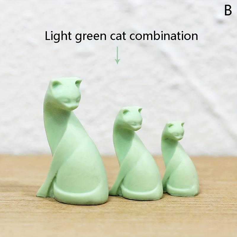 Cat Figurines Realistic Cat Dollhouse Accessories 1:12 Scale - Temu Canada