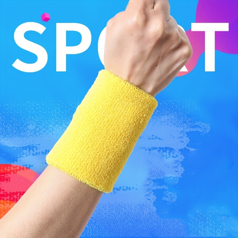Bandeau anti-transpiration de sport pour salle de gym, yoga, volley-ball,  main, attelle de poignet