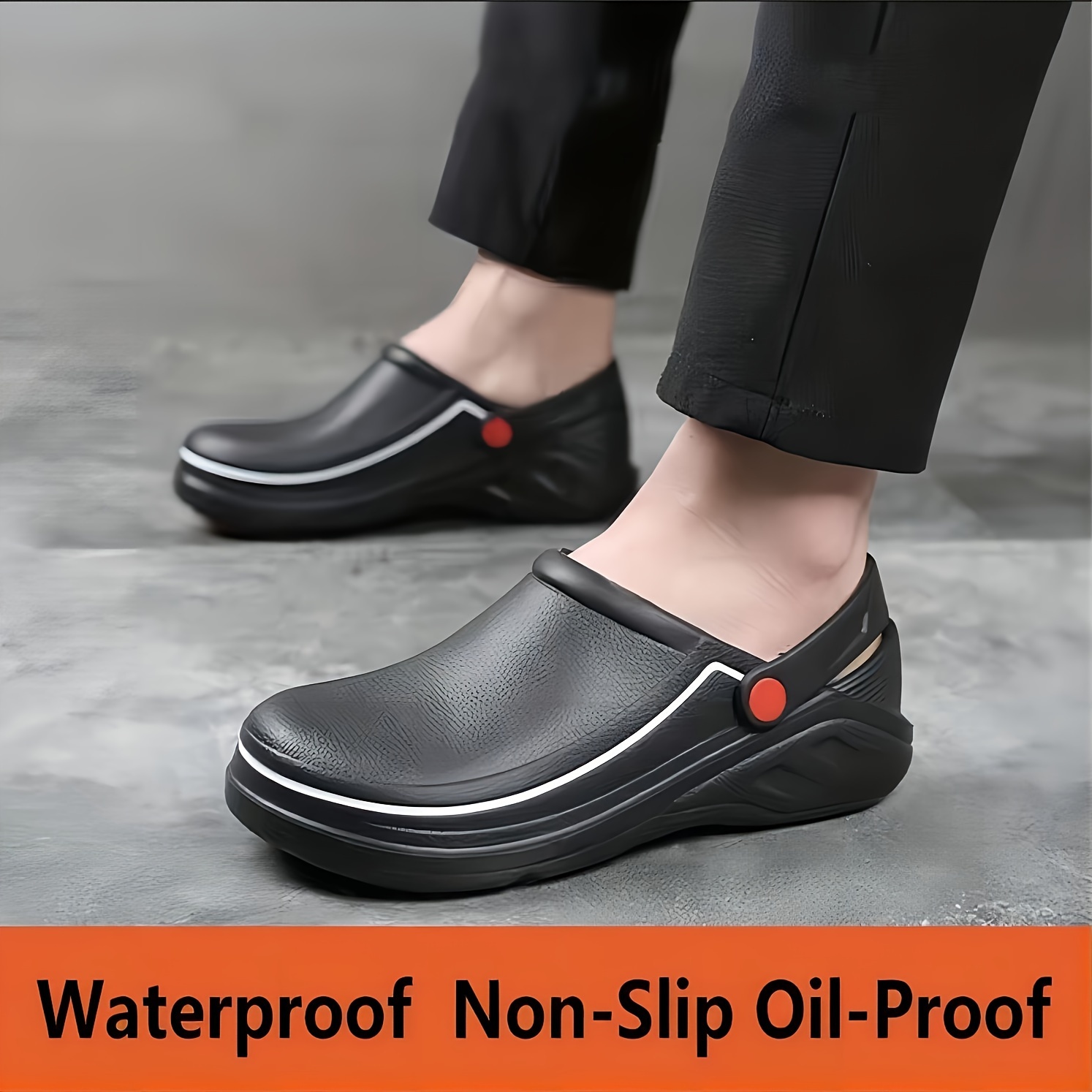 Mens hot sale waterproof clogs