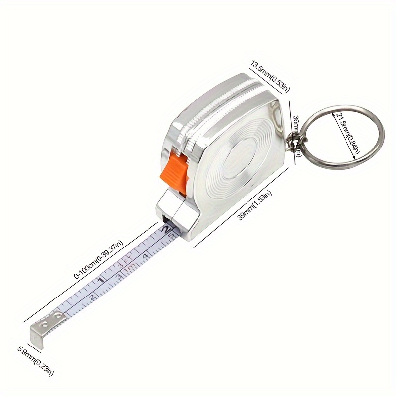  Mini 6' Tape Measure Keychain 130755