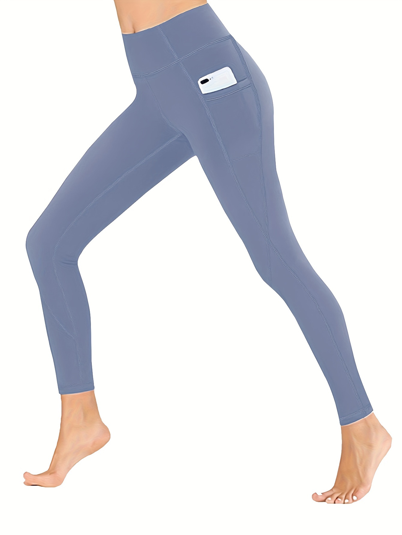 High Rise Blue Leggings - Women's Yoga & Pilates Clothes – The