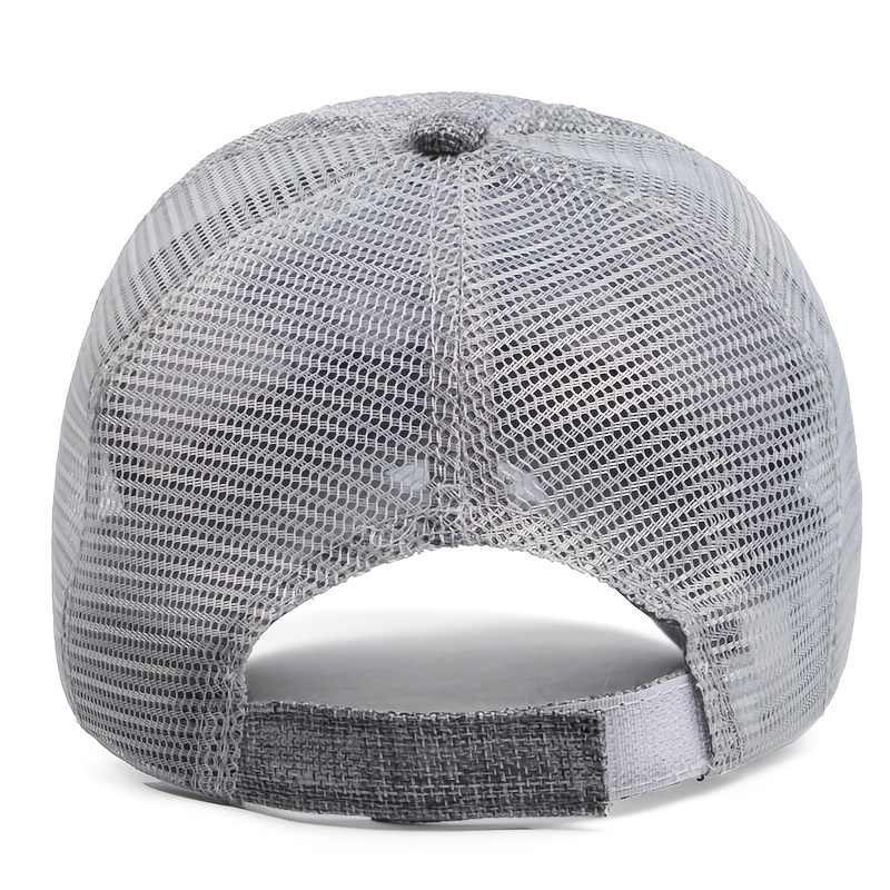 Embroidered Baseball Net Hat Sunscreen Hat