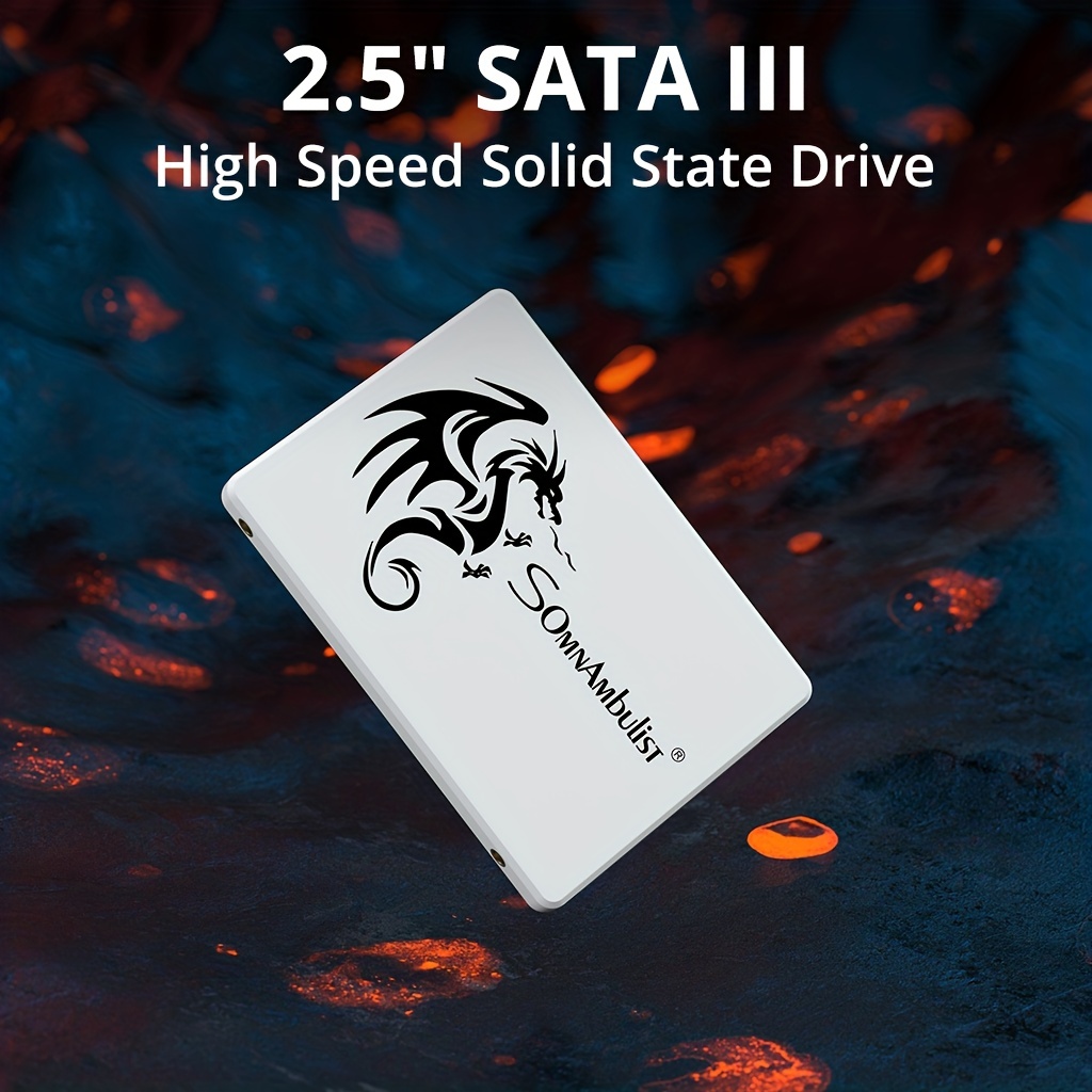  Somnambulist SSD 2TB SATA III 6Gb/s 2.5″ 7mm(0.28″) Internal  Solid State Drive Read Speed Up to 550Mb/s for Laptop and Pc H650 SSD (2TB  Black Dragon) : Electronics