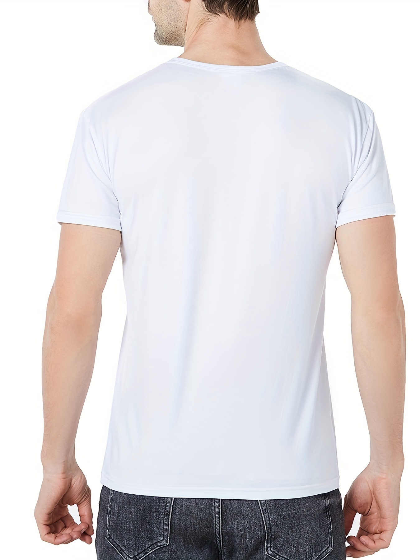 T-shirt À Manches Longues De Sport À Col Haut Et À Compression Pour Homme,  Séchage Rapide, Mode en ligne