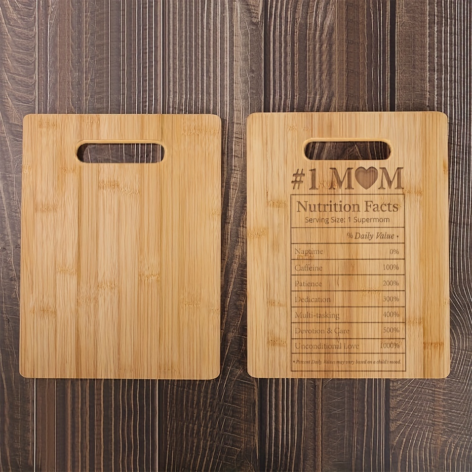 Personalized Mom Cutting Board - Christmas Gifts for Women