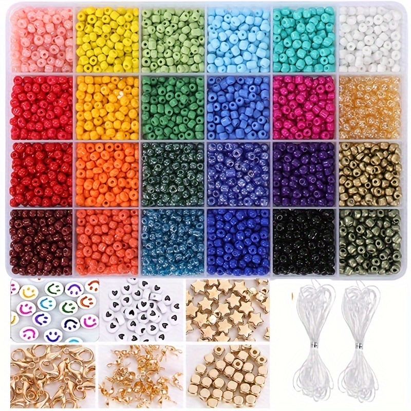 35000pcs 2mm 12/0 Glass Seed Beads For Jewelry Making Supplies Kit